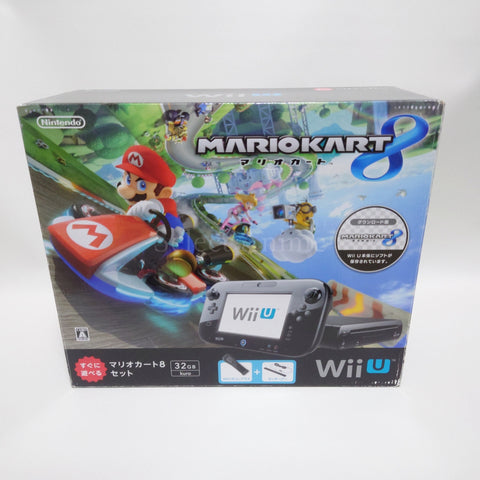 Nintendo Wii U Kuro Mario Kart 8 Set WUP-S-KAGH Console with Box and Charger NTSC-J Wii U Series Console [USED], photo 1