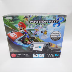 Nintendo Wii U Kuro Mario Kart 8 Set WUP-S-KAGH Console with Box and Charger NTSC-J Wii U Series Console [USED]