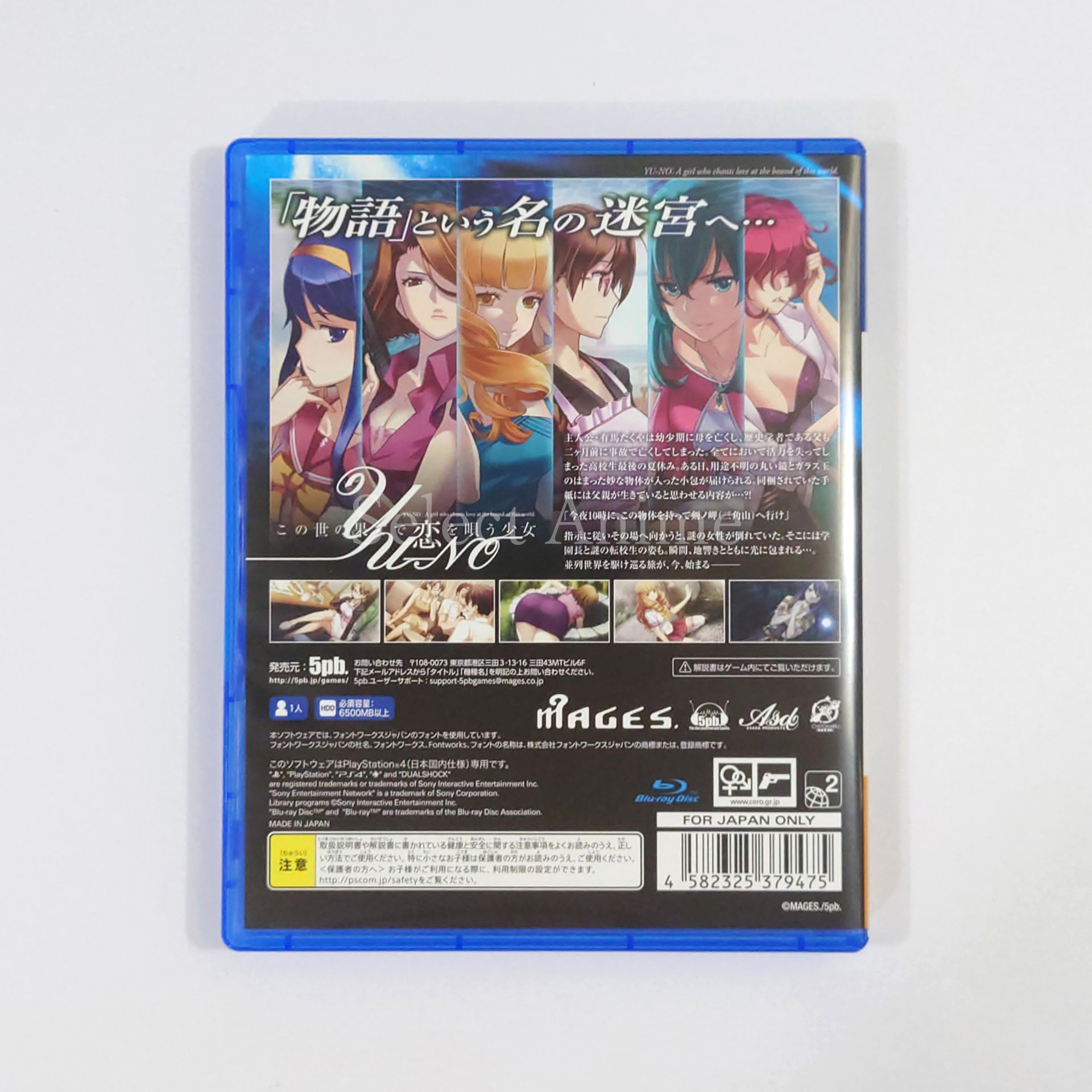 YU-NO A Girl Who Chants Love at the Bound of this World Limited Edition PlayStation 4 [USED]