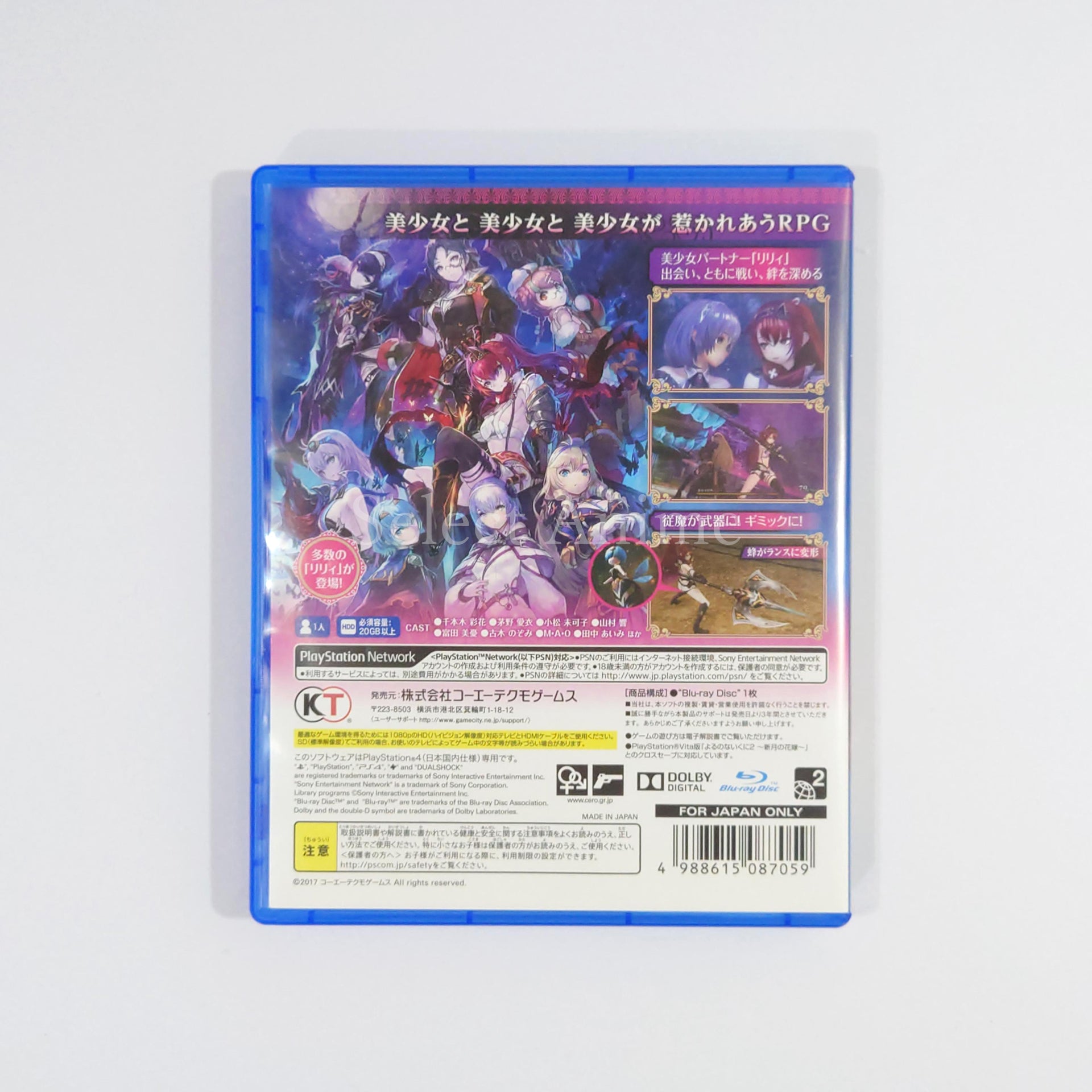 Nights of Azure 2: Bride of the New Moon PlayStation 4 [USED]