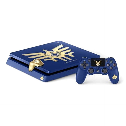 Sony PlayStation 4 Roto Blue 1TB Dragon Quest XI: Echoes of an Elusive Age Loto Edition CUHJ-10015 Console with Box and Charger NTSC-J PlayStation 4 Series Console [USED]