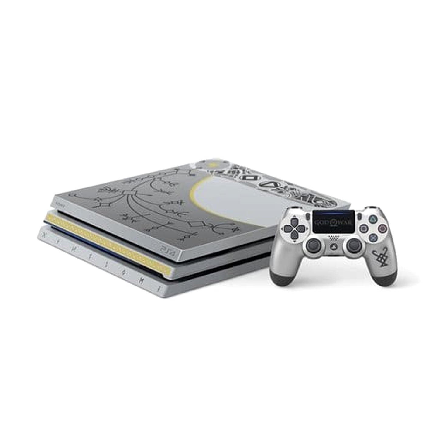 Sony PlayStation 4 Pro Original Design 1TB God of War Limited Edition Console with Box and Charger NTSC-J PlayStation 4 Series Console [USED]