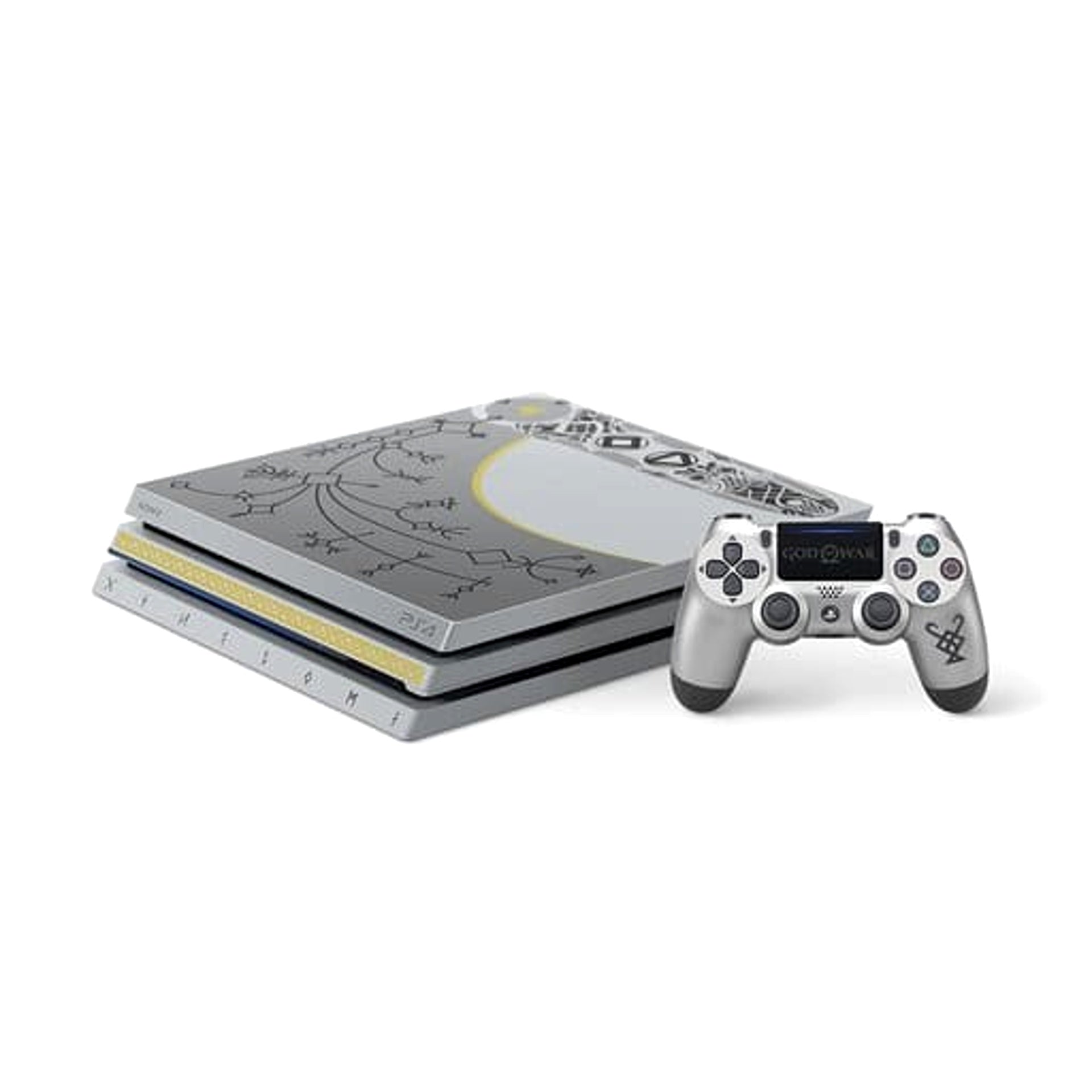 Sony PlayStation 4 Pro Original Design 1TB God of War Limited Edition Console with Box and Charger NTSC-J PlayStation 4 Series Console [USED]