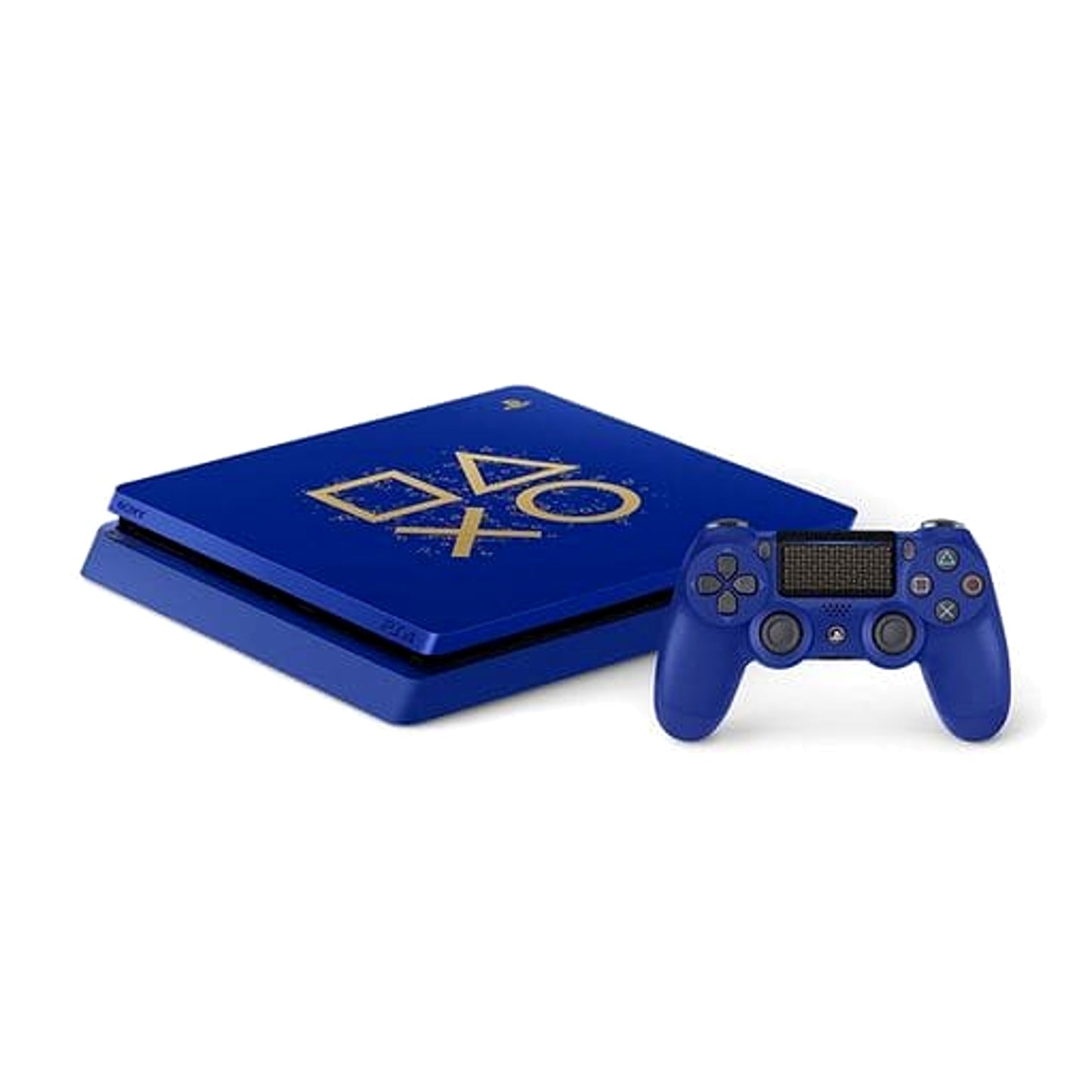 Sony PlayStation 4 Blue 500GB CUH-2100ABZN Console with Box and Charger NTSC-J PlayStation 4 Series Console [USED]