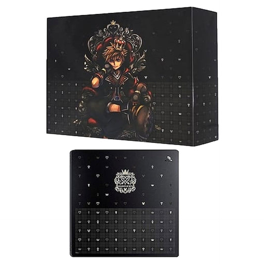 Sony PlayStation 4 Jet Black 1TB Kingdom Hearts III Edition CUH-2200BB01 Console with Box and Charger NTSC-J PlayStation 4 Series Console [USED]