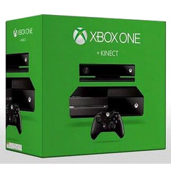 Microsoft Xbox One Black Kinect Bundled Version 7UV-00103 Console with Box and Charger NTSC-J Xbox One Console [USED]