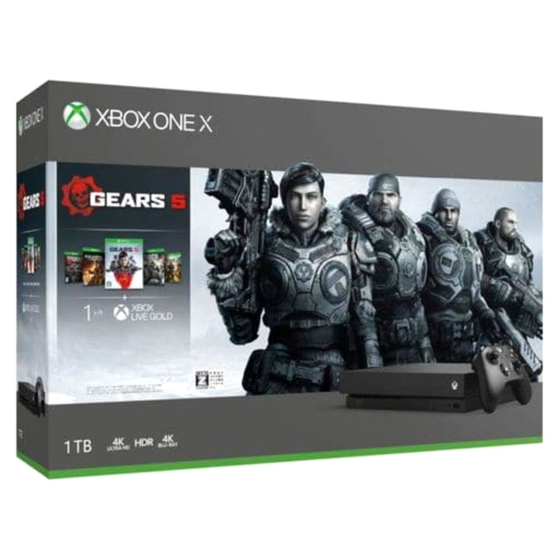 Microsoft Xbox One X Gears 5 Bundle CYV-00336 Console with Box and Charger NTSC-J Xbox One Console [USED]