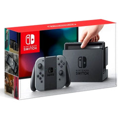 Nintendo Switch Joy-Con L&R: Gray HAC-S-KAAAA Console with Box and Charger NTSC-J Nintendo Switch Console [USED]