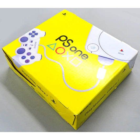 Sony PSone Yellow Box SCPH-100 Console with Box and Charger NTSC-J PlayStation 1 Series Console [USED]