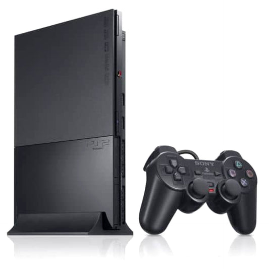 Sony PlayStation 2 Charcoal Black SCPH-90000CB Console with Box and Charger NTSC-J PlayStation 2 Series Console [USED]
