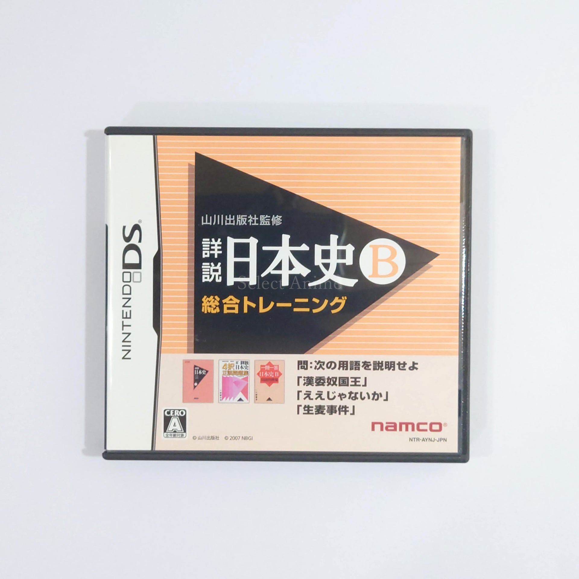 Yamakawa Shuppansha Kanshu Shosetsu Nihonshi B Sogo Training NINTENDO DS [USED]