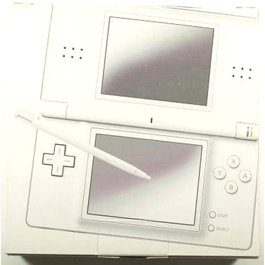 Nintendo DS Lite Crystal White USG-S-WA Console with Box and Charger NTSC-J Nintendo DS Series Console [USED]
