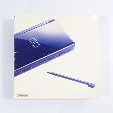 Nintendo DS Lite Enamel Navy USG-S-NBA Console with Box and Charger NTSC-J Nintendo DS Series Console [USED], photo 1