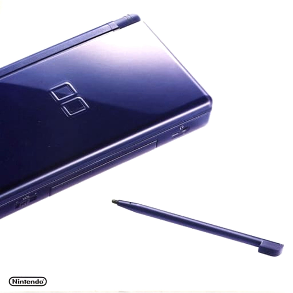 Nintendo DS Lite Enamel Navy USG-S-NBA Console with Box and Charger NTSC-J Nintendo DS Series Console [USED]