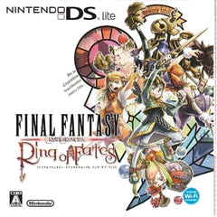Nintendo DS Lite Final Fantasy Crystal Chronicles: Ring of Fates Gemini Edition USG-S-FCWDFX Console with Box and Charger NTSC-J Nintendo DS Series Console [USED]