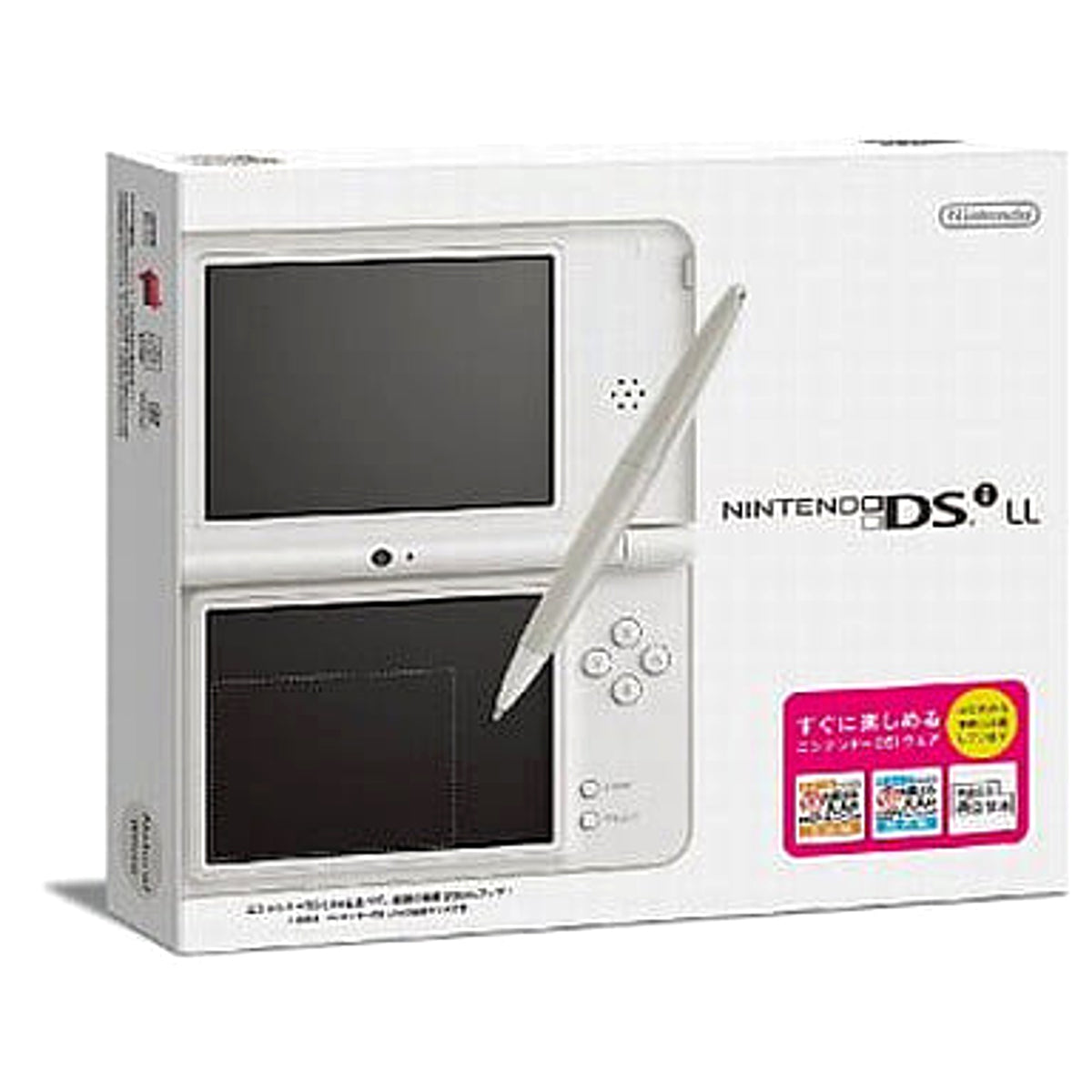 Nintendo DSi LL Natural White UTL-S-WGA Console with Box and Charger NTSC-J Nintendo DS Series Console [USED]