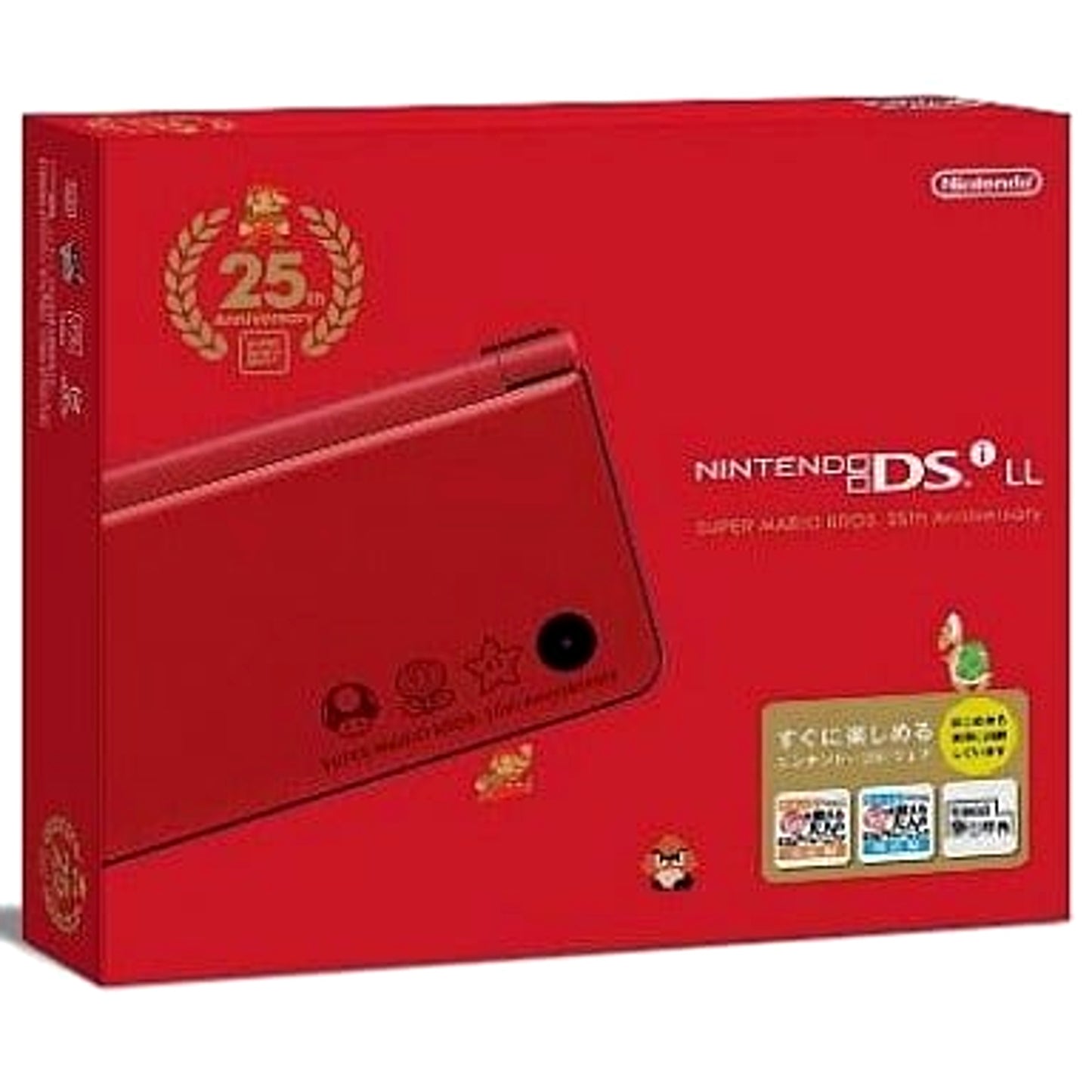 Nintendo DSi LL Super Mario 25th Anniversary Specification Console with Box and Charger NTSC-J Nintendo DS Series Console [USED]
