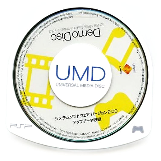 System Software Version 2.00 Updater included Demo Disc PlayStation Portable [USED]
