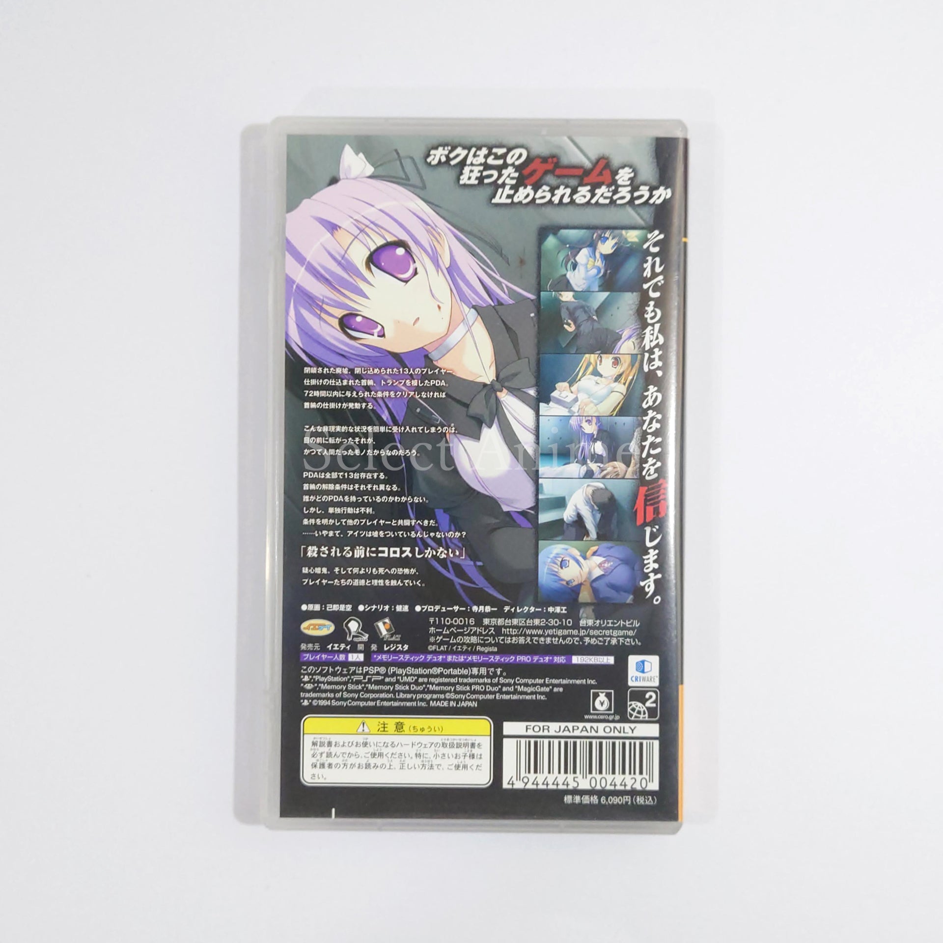 Secret Game Portable PlayStation Portable [USED]