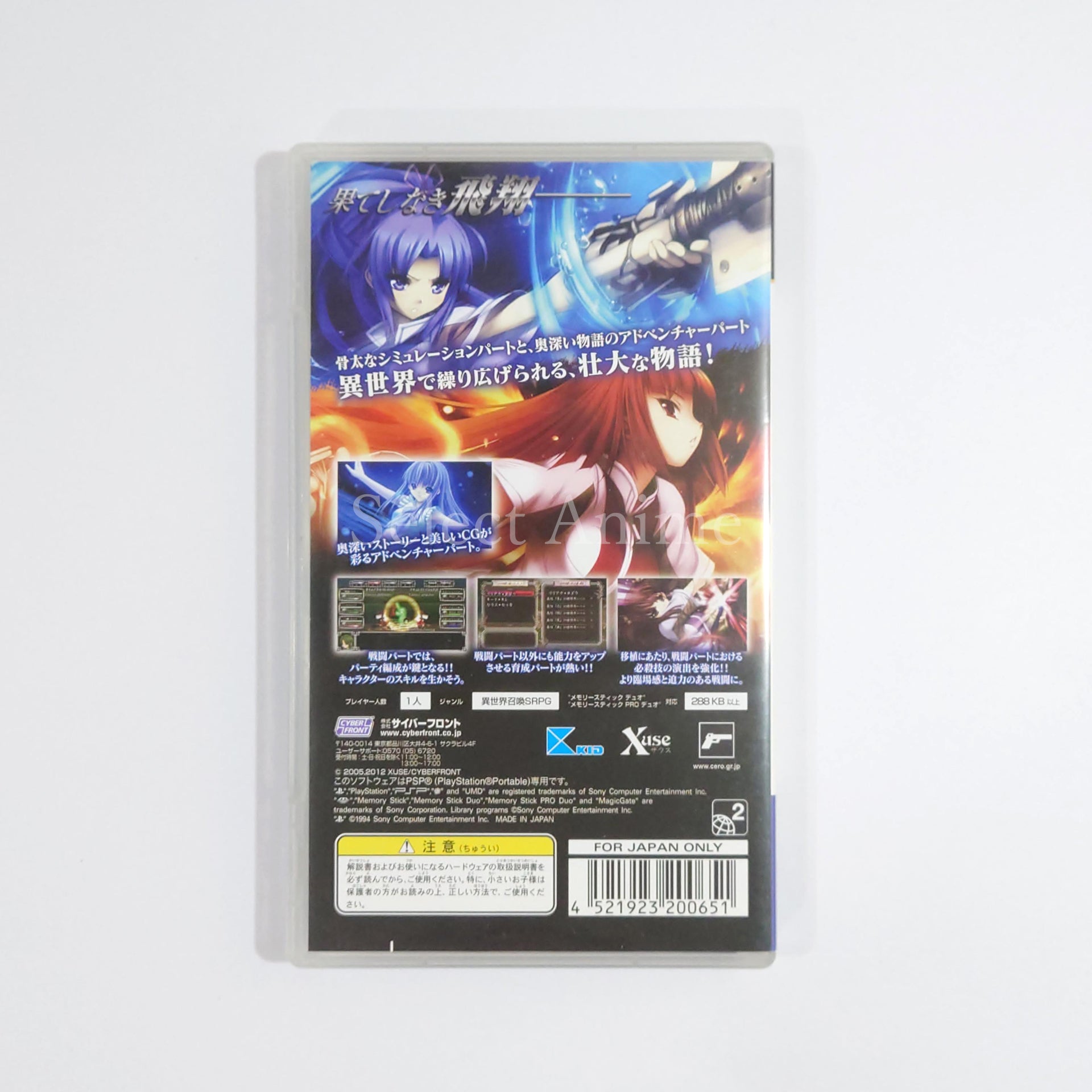 Eien no Aselia: Kono Daichi no Hate De PlayStation Portable [USED]