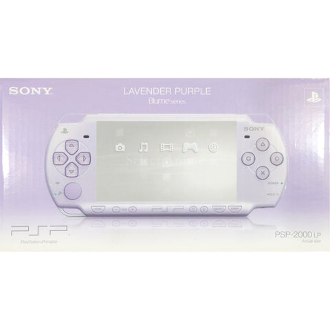 Sony PlayStation Portable Lavender Purple PSP-2000LP Console with Box and Charger NTSC-J PlayStation Portable Series Console [USED] — photo 1
