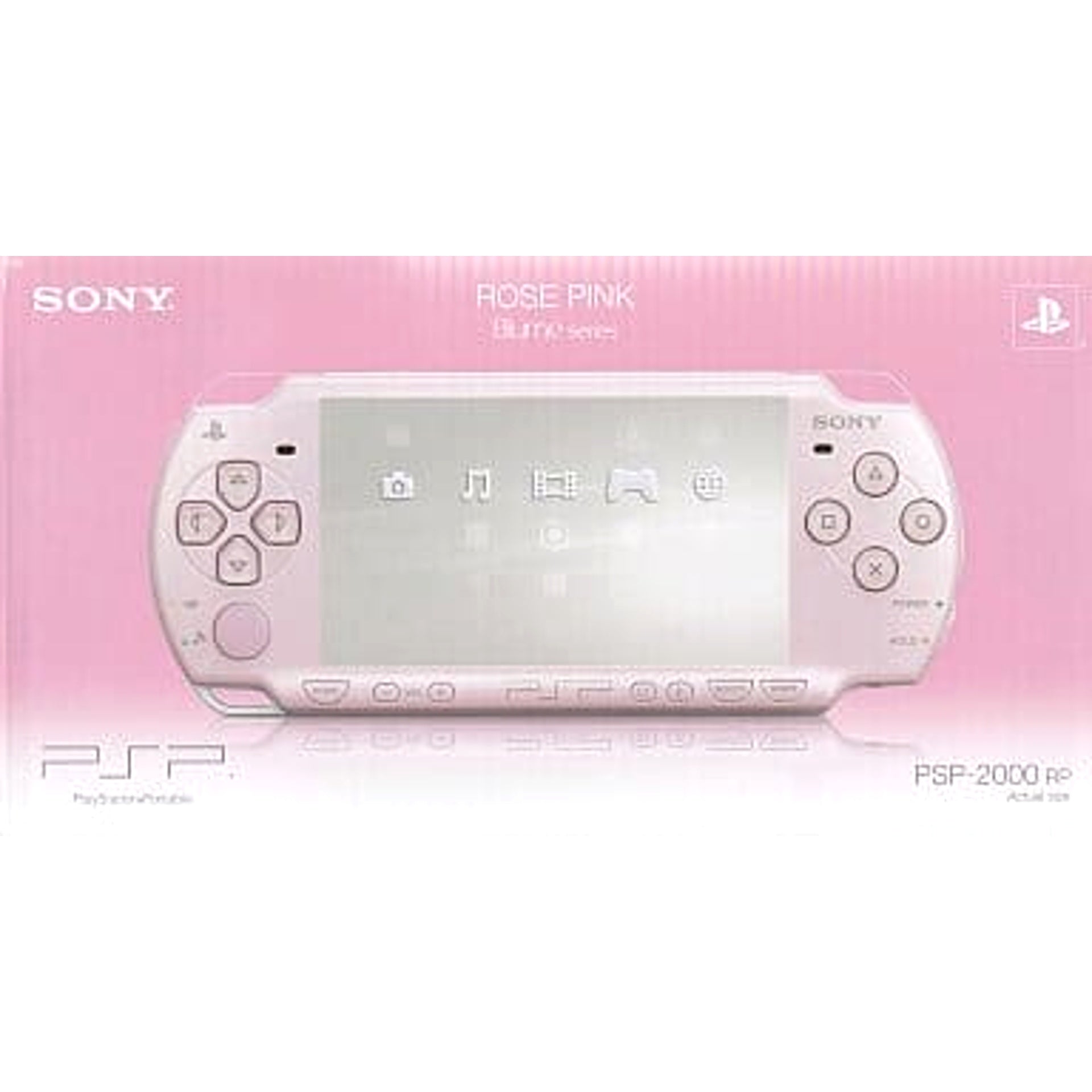 Sony PlayStation Portable Rose Pink PSP-2000RP Console with Box and Charger NTSC-J PlayStation Portable Series Console [USED]