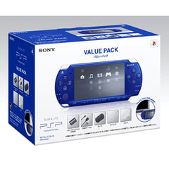 Sony PlayStation Portable Metallic Blue Value Pack PSPJ-20003 Console with Box and Charger NTSC-J PlayStation Portable Series Console [USED]