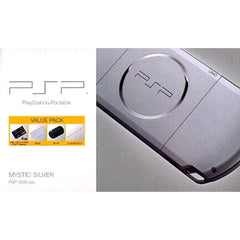 Sony PlayStation Portable Mystic Silver Value Pack PSP-3000KMS Console with Box and Charger NTSC-J PlayStation Portable Series Console [USED]