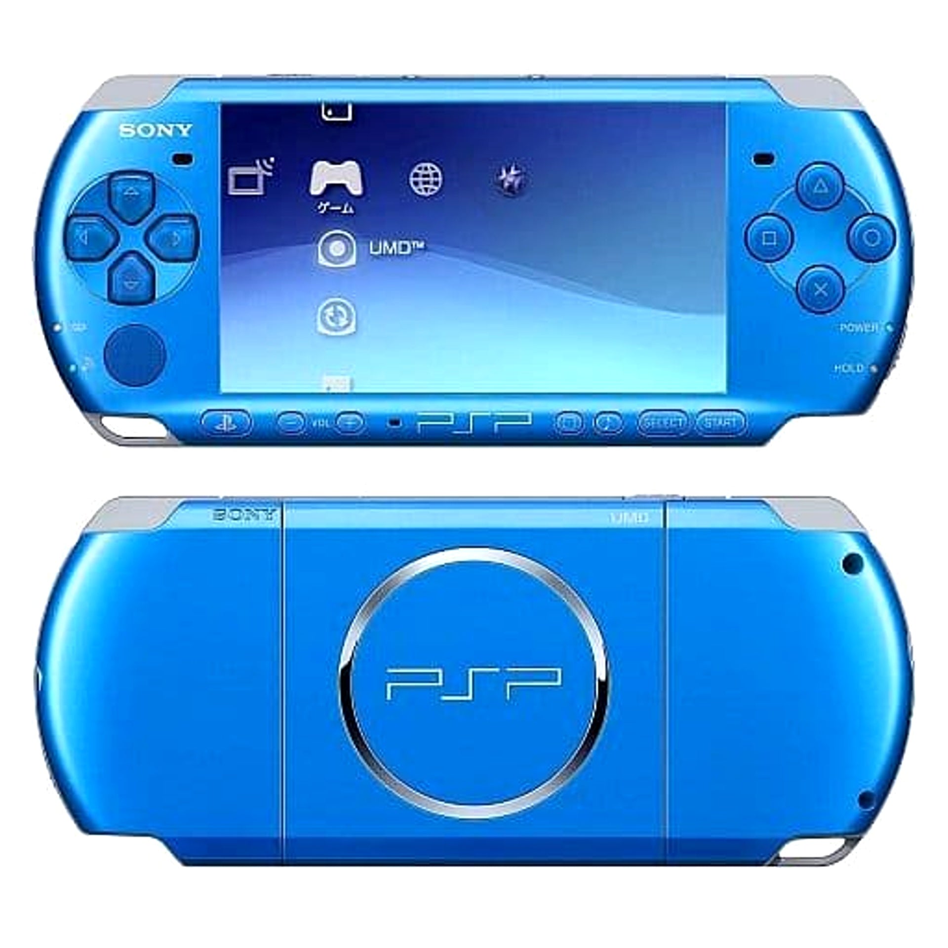 Sony PlayStation Portable Vibrant Blue PSP-3000VB Console with Box and Charger NTSC-J PlayStation Portable Series Console [USED]