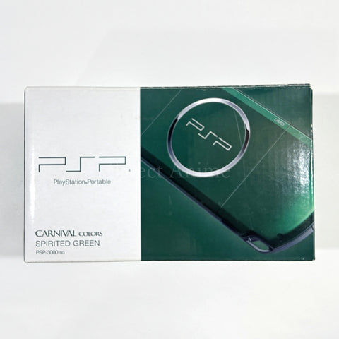 Sony PlayStation Portable Spirited Green PSP-3000SG Console with Box and Charger NTSC-J PlayStation Portable Series Console [USED] — photo 1