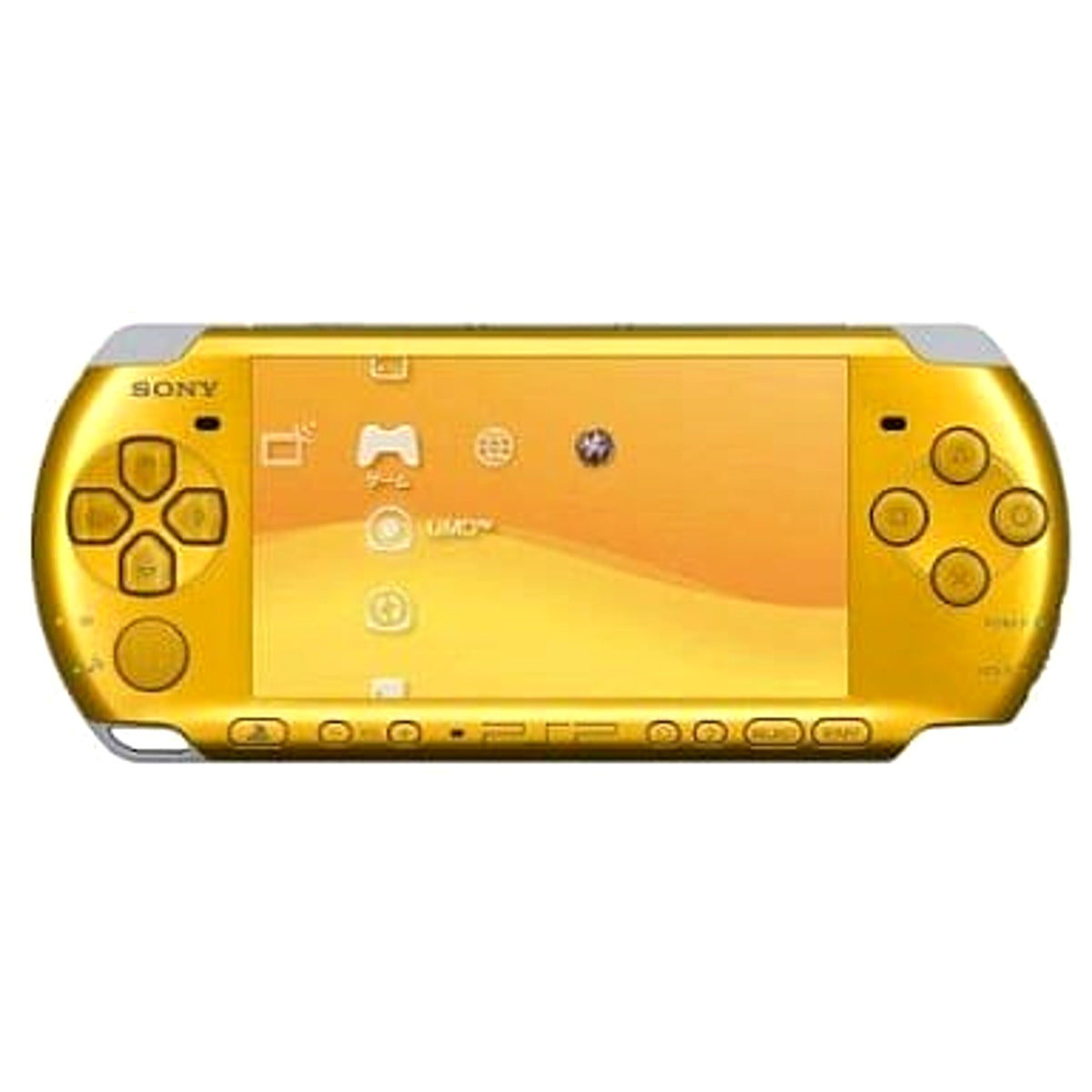 Sony PlayStation Portable Bright Yellow Value Pack PSPJ-30003 Console with Box and Charger NTSC-J PlayStation Portable Series Console [USED]