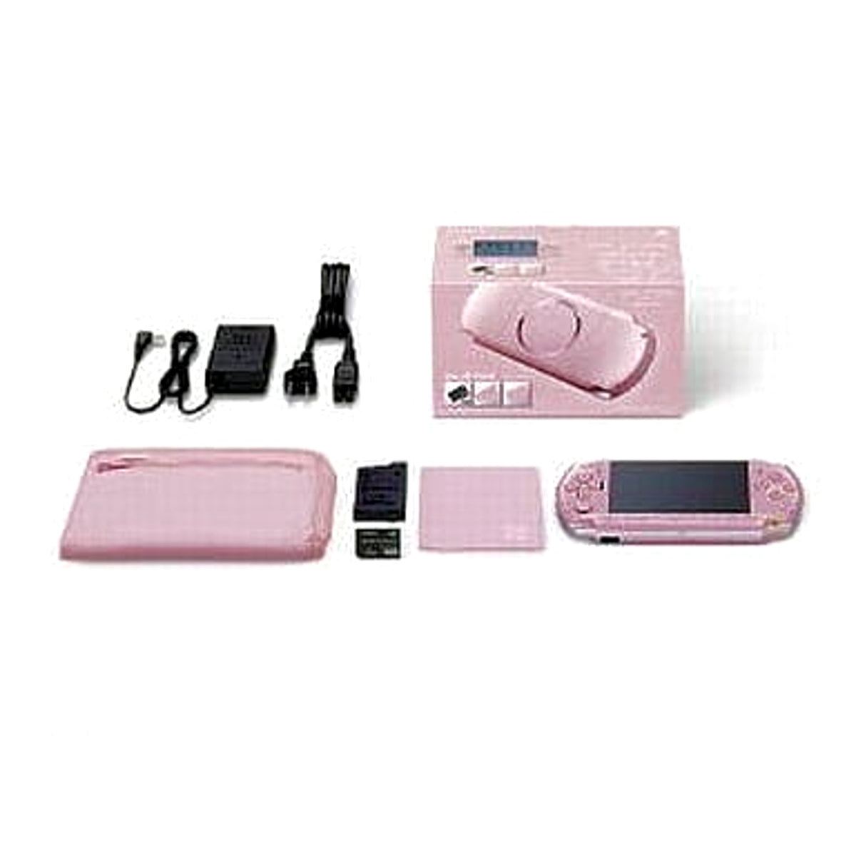 Sony PlayStation Portable Blossom Pink Value Pack PSPJ-30014 Console with Box and Charger NTSC-J PlayStation Portable Series Console [USED]
