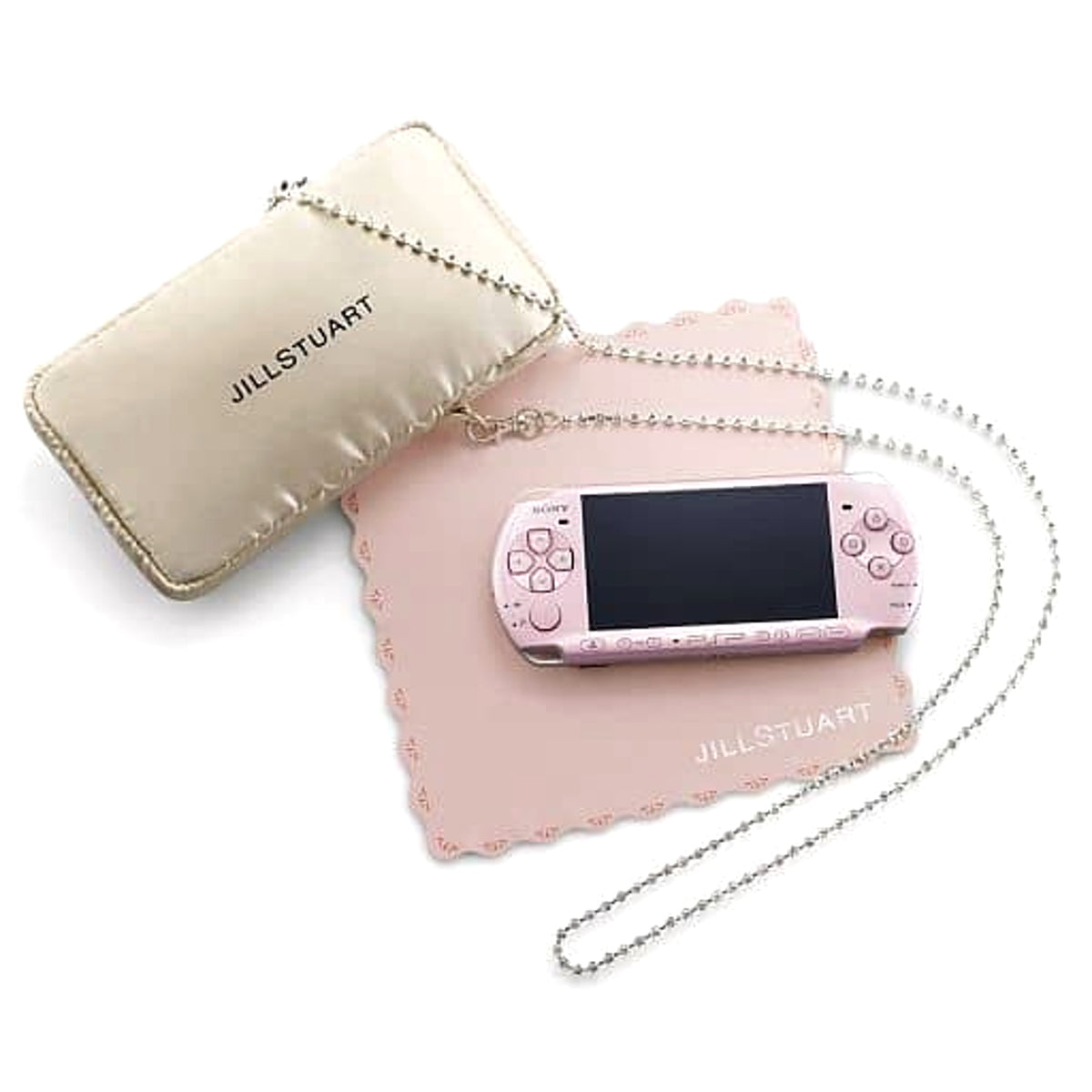 Sony PlayStation Portable Blossom Pink JILLSTUART Sweet Limited Package PSPJ-30015 Console with Box and Charger NTSC-J PlayStation Portable Series Console [USED]