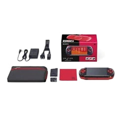 Sony PlayStation Portable Black Red Value Pack PSPJ-30017 Console with Box and Charger NTSC-J PlayStation Portable Series Console [USED]