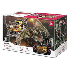 Sony PlayStation Portable Black and Red Rookie Hunter's Pack PSPJ-30020 Console with Box and Charger NTSC-J PlayStation Portable Series Console [USED]