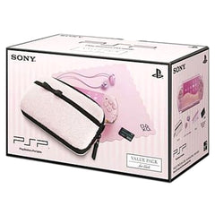 Sony PlayStation Portable Blossom Pink Value Pack for Girls PSPJ-30019 Console with Box and Charger NTSC-J PlayStation Portable Series Console [USED]