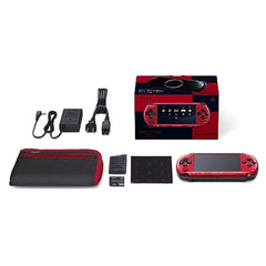 Sony PlayStation Portable Red Black Value Pack PSPJ-30026 Console with Box and Charger NTSC-J PlayStation Portable Series Console [USED]