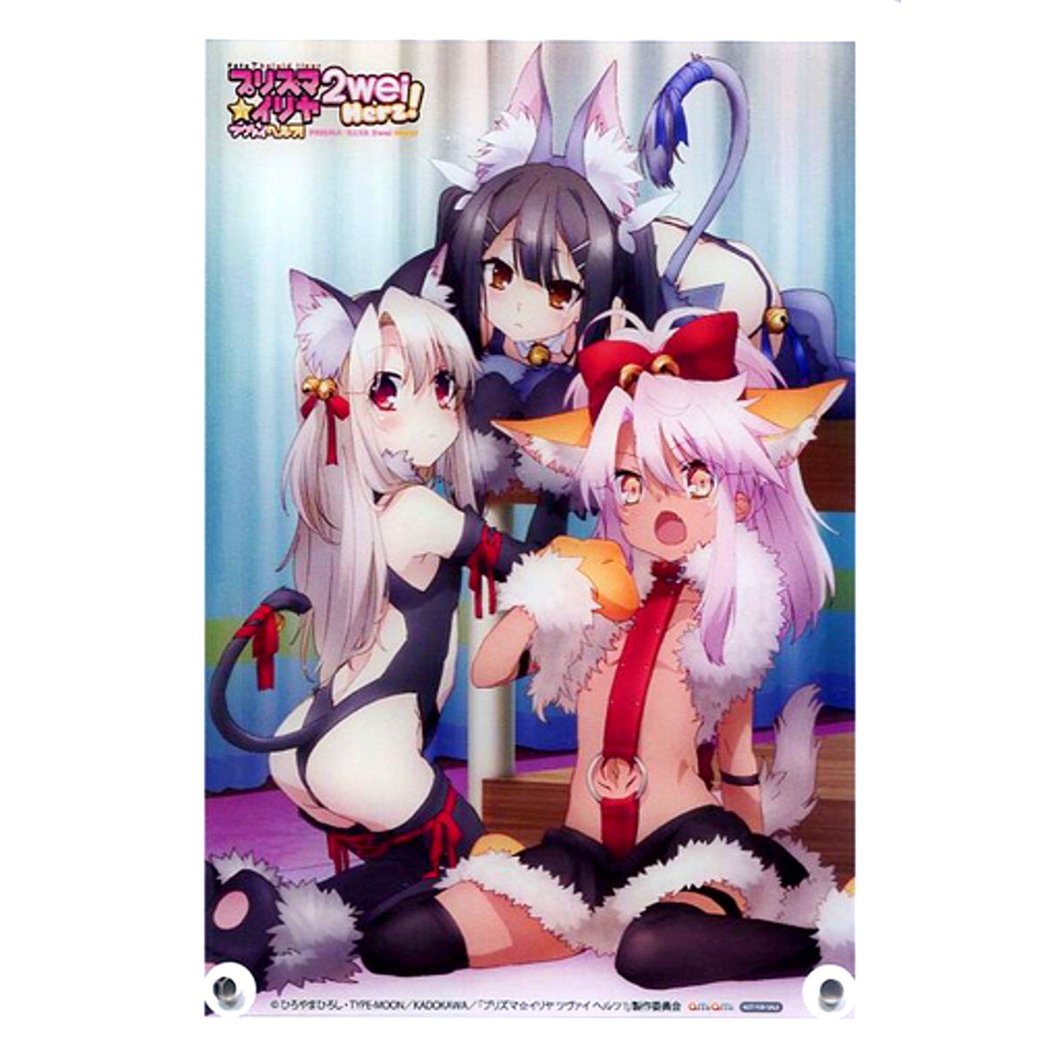 Illyasviel von Einzbern Beast style 1/8 ABS & PVC Pre-painted Complete Figure Fate/kaleid liner Prisma Illya 2wei Herz! Acrylic Character Plate AmiAmi Limited [USED]