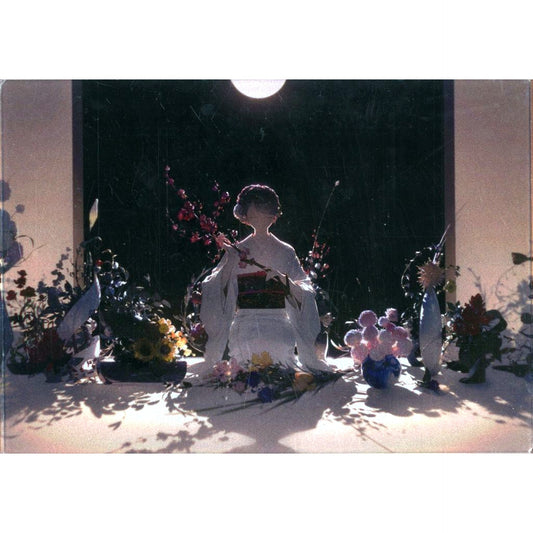 Rella Illustration Art Book with Accessories Hanamushiro Eshi 100 Nin Ten 08 Acrylic Art Plate [USED]