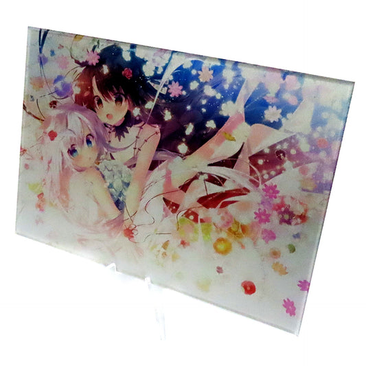 Mamu Mitsumomo Eshi 100 Exhibition 09 Illustration Art Book Acrylic Art Plate [USED]
