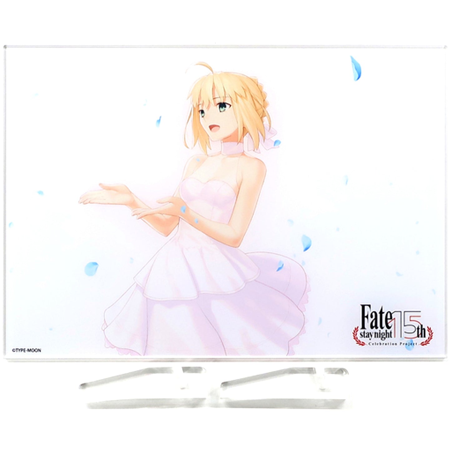 B Fate/stay night 15th Anniversary Trace Acrylic Board With Accessories TYPE-MOON Exhibition [USED]