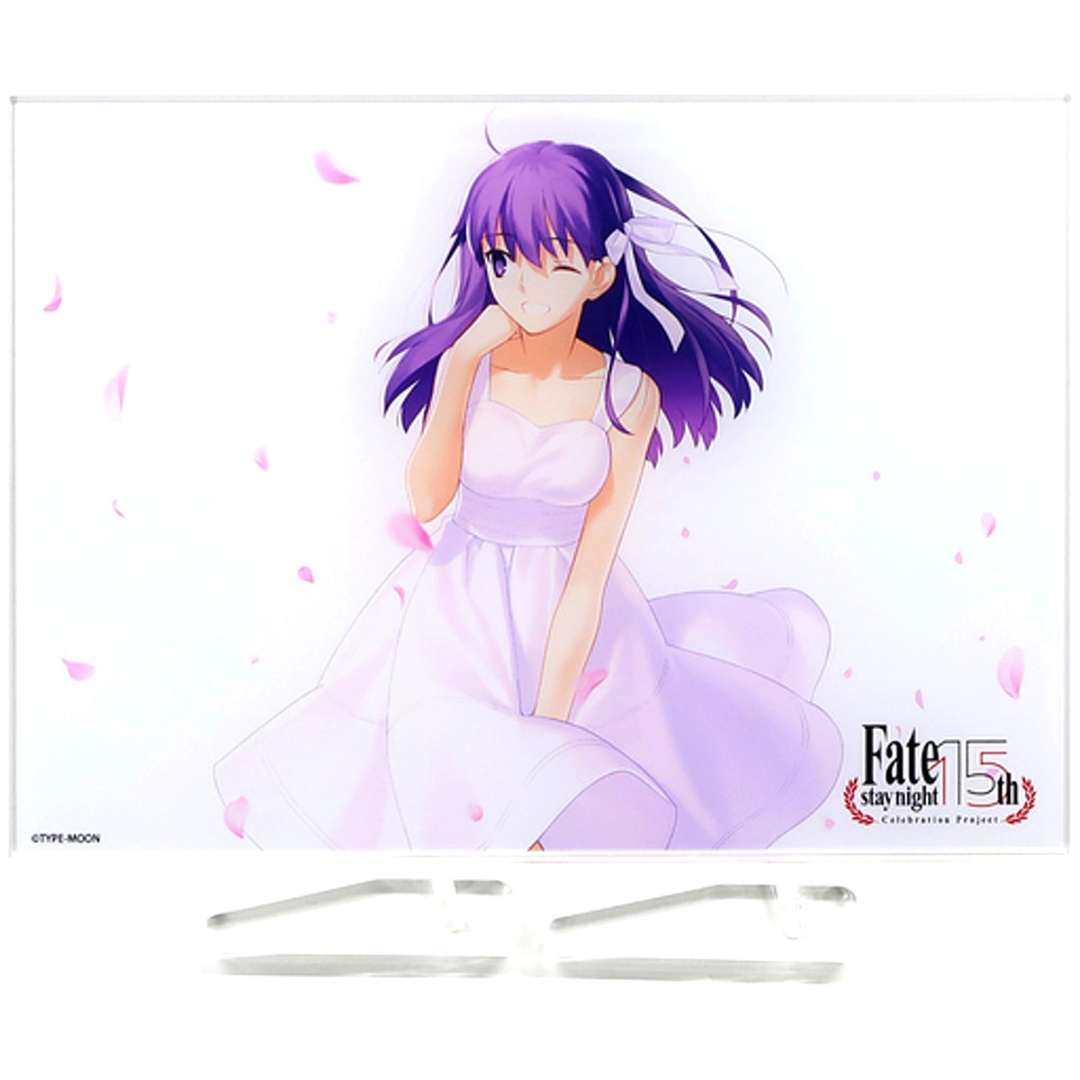 D Fate/stay night 15th Anniversary Trace Acrylic Board With Accessories TYPE-MOON Exhibition [USED]