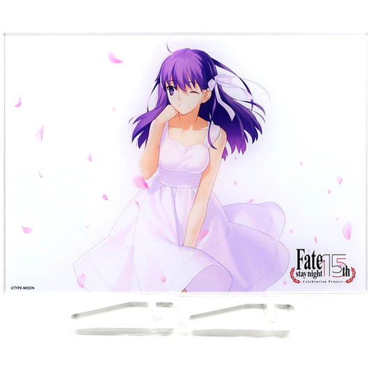 D Fate/stay night 15th Anniversary Trace Acrylic Board With Accessories TYPE-MOON Exhibition [USED]