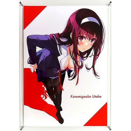 Utaha Kasumigaoka B4 High Resolution Acrylic Art Saekano How to Raise a Boring Girlfriend Fine [USED]