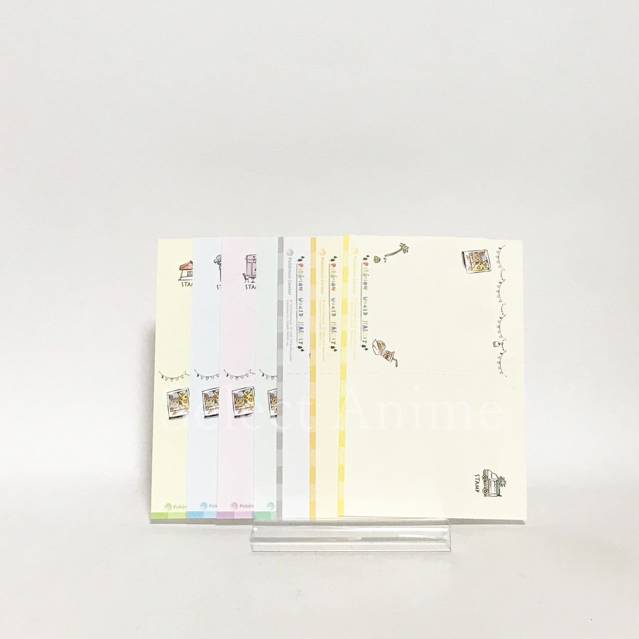 Pikachu, etc. Pokemon Pokemon World Market Postcard Pokemon Center Limited Set of 7 Postcards [USED]