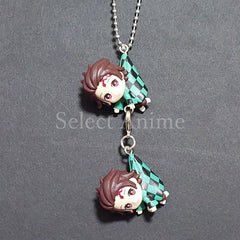 Demon Slayer: Kimetsu no Yaiba Nezuko Kamado & Others Tsumande Tsunagete Mascot All 14 Types Set Keychains [USED]
