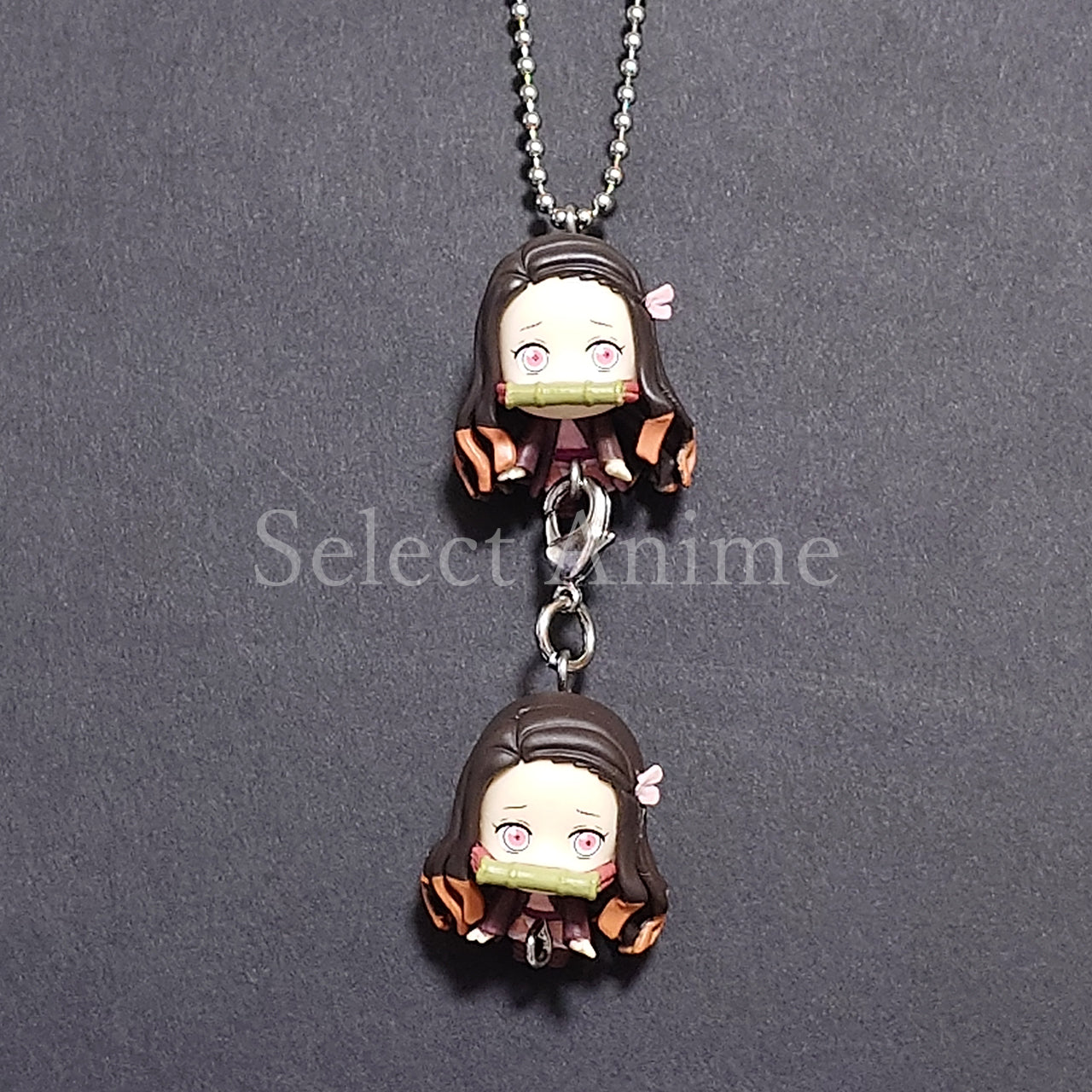 Demon Slayer: Kimetsu no Yaiba Nezuko Kamado & Others Tsumande Tsunagete Mascot All 14 Types Set Keychains [USED]