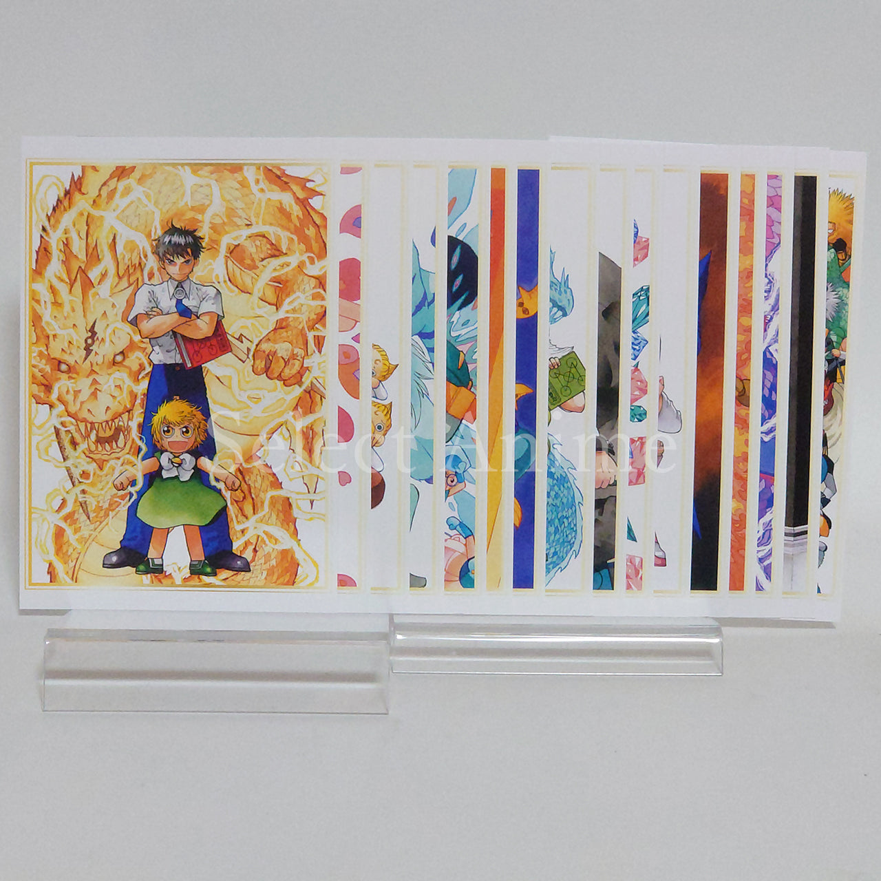 Gash Bell, etc. Zatch Bell! Framed Postcard Set Zatch Bell! & Makoto Raiku Original Art Exhibition Limited Postcards [USED]