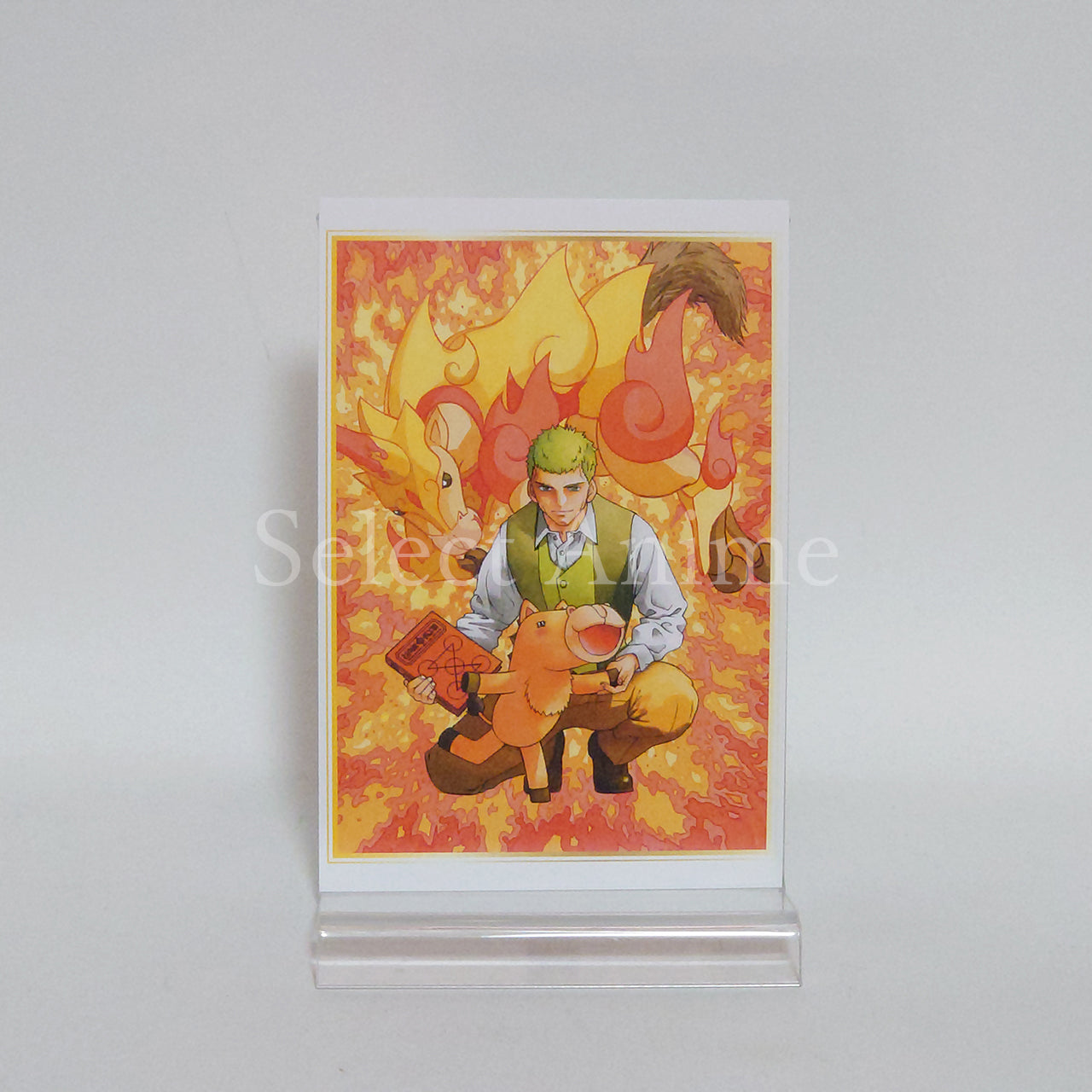 Gash Bell, etc. Zatch Bell! Framed Postcard Set Zatch Bell! & Makoto Raiku Original Art Exhibition Limited Postcards [USED]
