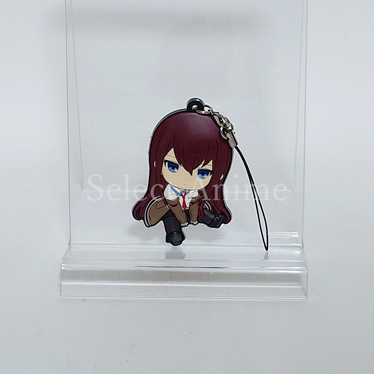 Kurisu Makise Steins;Gate Petanko Trading Rubber Strap Key Ring [USED]